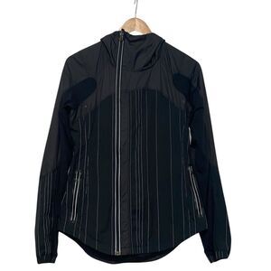 Lululemon Run: Get Up And Glow Full Zip Reversible Jacket Black 4